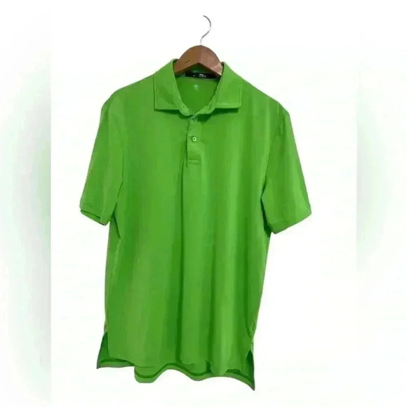 Ralph Lauren RLX Lime Green Mens’s Golf Polo Size Medium - Picture 1 of 5